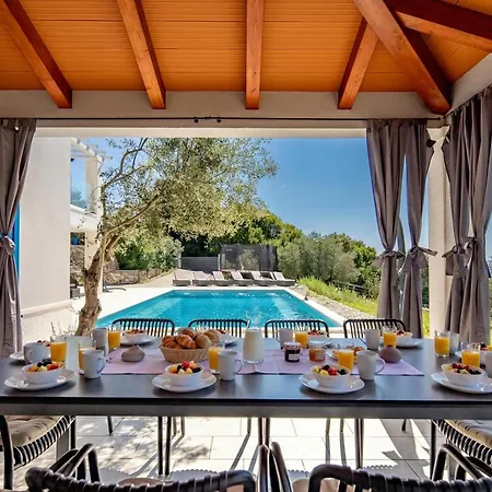 Villa Luka With Private Pool & Sea View Labin (Istria)